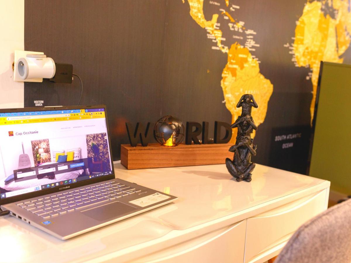 Apartament Le Concorde-Wifi-Clim-Parking-3Etoiles-Ockeys Bram Zewnętrze zdjęcie